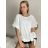 Women's tunic extended short sleeve (UNI S-M) SWEETISIMA ITALIAN FASHION IMD20069