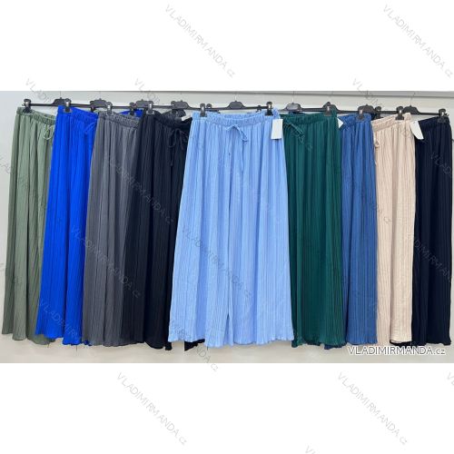 Elegant trousers with belt for women (S/M/L ONE SIZE) ITALIAN FASHION IM425057
