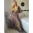 Women's Long Sleeve Summer Shirt Dress (S/M/L ONE SIZE) INDIAN FASHION IMWY23123 -   pink -   M / L