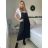 Women's summer strappy dress with short sleeve t-shirt (XS/S/M ONE SIZE) ITALIAN FASHION IMD25071 S/M/L black