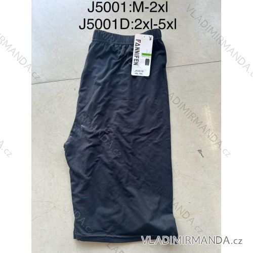 Women's short leggings, oversized (2XL-5XL) FANNIFEN PES25J5001D
