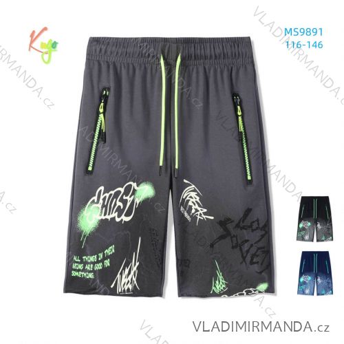 3/4 shorts for children and teenagers (116-146) KUGO MS9891