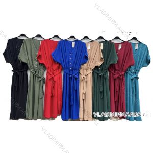 Women's 3/4 long sleeve shirt dress (XS/S/M ONE SIZE) ITALIAN FASHION IMD25030