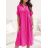 Women's 3/4 long sleeve shirt dress (XS/S/M ONE SIZE) ITALIAN FASHION IMD25030