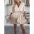 Women's 3/4 long sleeve shirt dress (XS/S/M ONE SIZE) ITALIAN FASHION IMD25030