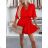 Women's 3/4 long sleeve shirt dress (XS/S/M ONE SIZE) ITALIAN FASHION IMD25030