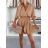 Women's 3/4 long sleeve shirt dress (XS/S/M ONE SIZE) ITALIAN FASHION IMD25030