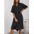 Women's 3/4 long sleeve shirt dress (XS/S/M ONE SIZE) ITALIAN FASHION IMD25030