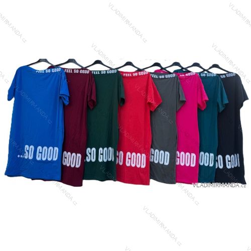 Women's 3/4 long sleeve shirt dress (XS/S/M ONE SIZE) ITALIAN FASHION IMD25030