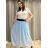 Chiffon Skirt Long Ladies (uni sl) ITALIAN MODE IM319678 S/M Pink lights