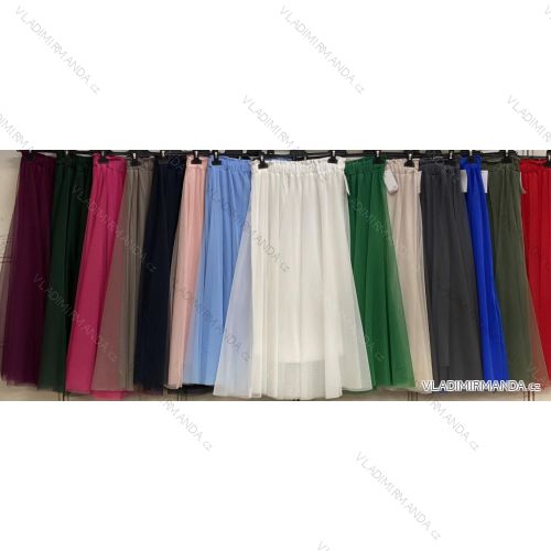 Long tulle skirt for women, oversized (46/48/50 ONE SIZE) ITALIAN FASHION IMC25226