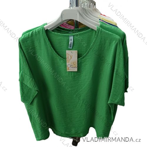 Women's Light Knitted Long Sleeve Sweater (L/XL ONE SIZE) ITALIAN FASHION IM723GALA