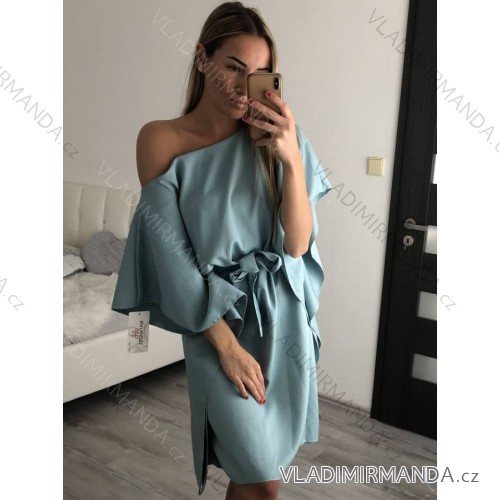 Sleeveless dresses summer jacket women (uni sl) ITALIAN Fashion IM218206 -   dark mint -   S / M