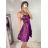 Women's elegant party long sleeve dress (S/M ONE SIZE) ITALIAN FASHION IM322282