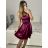 Women's elegant party long sleeve dress (S/M ONE SIZE) ITALIAN FASHION IM322282
