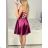 Women's elegant party long sleeve dress (S/M ONE SIZE) ITALIAN FASHION IM322282