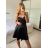 Women's elegant party long sleeve dress (S/M ONE SIZE) ITALIAN FASHION IM322282