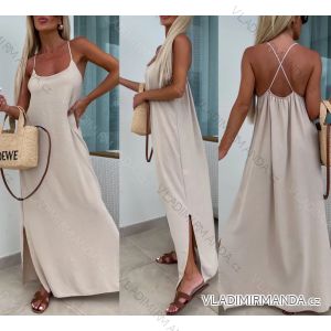 Šaty elegantní košilové dlouhý rukáv dámské (S/M ONE SIZE) ITALSKÁ MÓDA IMWY21734