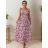 Women's short sleeve summer casual dress (S/M/L ONE SIZE) ITALIAN FASHION IMWGB25022