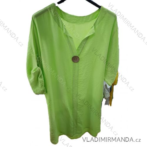 Women's Oversized Knitted Long Sleeve Sweater (S/M ONE SIZE) ITALIAN FASHION IMSN2416125