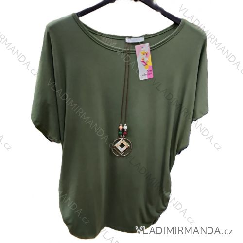 Women's Oversized Knitted Long Sleeve Sweater (S/M ONE SIZE) ITALIAN FASHION IMSN2416125