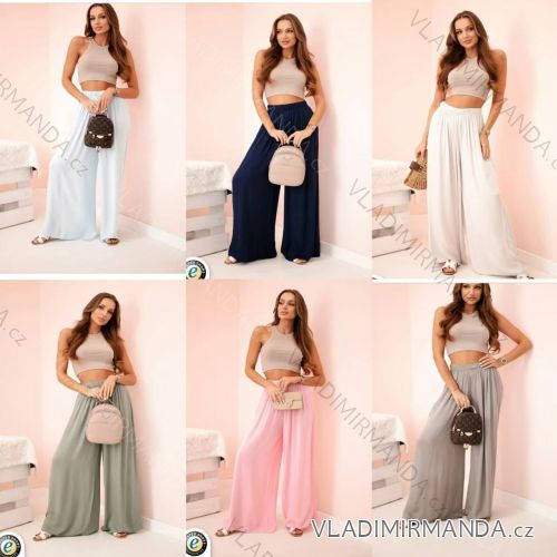 Women's long summer oversize pants (S/M/L ONE SIZE) ITALIAN FASHION IM425271