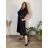 Women's elegant party long sleeve dress (S/M ONE SIZE) ITALIAN FASHION IM322282