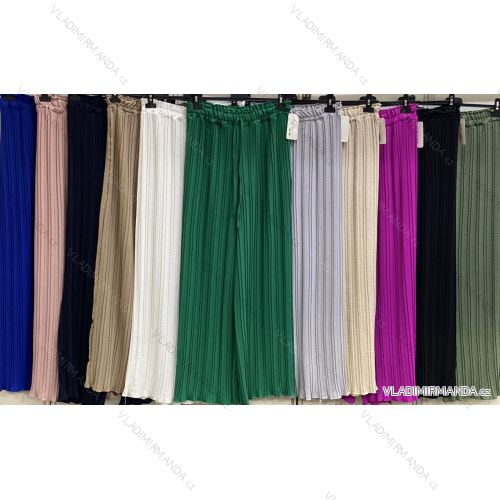 Women's long summer trousers, oversized (44/46/48 ONE SIZE) ITALIAN FASHION IMC25251