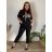 Elegant trousers with belt for women (S/M/L ONE SIZE) ITALIAN FASHION IM425057
