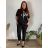 Elegant trousers with belt for women (S/M/L ONE SIZE) ITALIAN FASHION IM425057