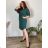 Women's elegant party long sleeve dress (S/M ONE SIZE) ITALIAN FASHION IM322282
