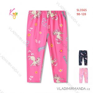 Leggings 3/4 short for children's girls (98-128) KUGO SL3565