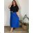 Short summer long sleeve women's dress, oversized (54/56/58 ONE SIZE) ITALIAN FASHION IM425070 44/46/48 green khaki