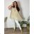 Women's Oversized Knitted Long Sleeve Sweater (S/M ONE SIZE) ITALIAN FASHION IMSN2416125 54/56/58 beige