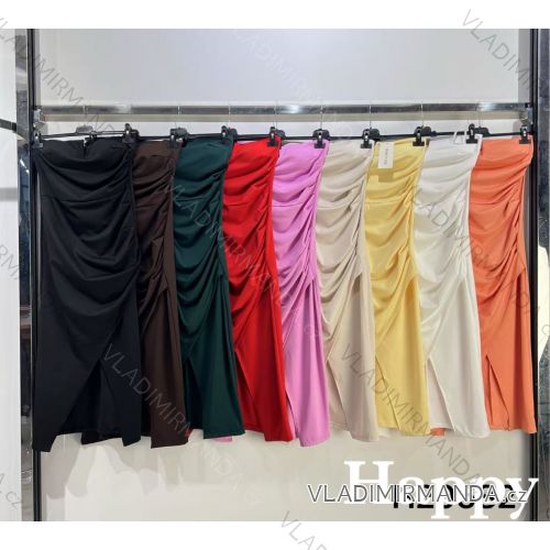 Šaty elegantní košilové dlouhý rukáv dámské (S/M ONE SIZE) ITALSKÁ MÓDA IMWY21734