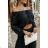 Women's short sleeve summer casual dress (S/M/L ONE SIZE) ITALIAN FASHION IMWGB25022