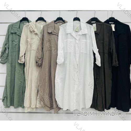 Women's short sleeve summer casual dress (S/M/L ONE SIZE) ITALIAN FASHION IMWGB25022