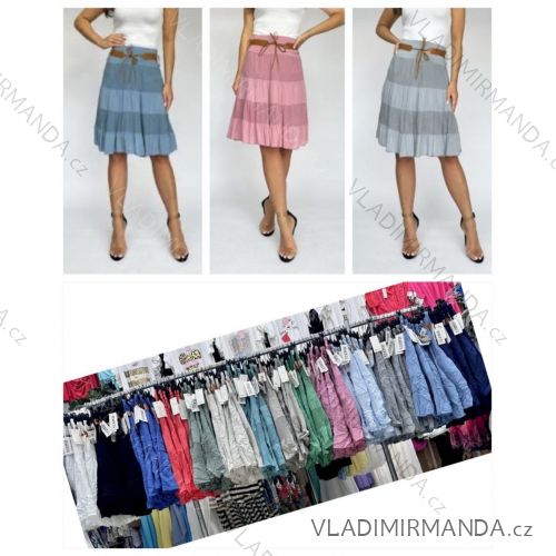 Carmen summer chiffon summer dress (S / M ONE SIZE) ITALIAN FASHION IMWA222561