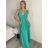 Elegant formal dress with straps for women (S / M ONE SIZE) ITALIAN FASHION IM321576 M / L red