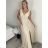 Elegant formal dress with straps for women (S / M ONE SIZE) ITALIAN FASHION IM321576