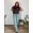 Tunic with pendant short sleeve women's plus size (3XL/4XL ONE SIZE) ITALIAN FASHION IMC23020