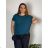 Tunic with pendant short sleeve women's plus size (3XL/4XL ONE SIZE) ITALIAN FASHION IMC23020
