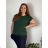 Tunic with pendant short sleeve women's plus size (3XL/4XL ONE SIZE) ITALIAN FASHION IMC23020