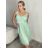 Women's Strappy Elegant Summer Dress (S/M ONE SIZE) ITALIAN FASHION IMPSH222053A/DU -   red Brick -   S / M
