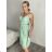 Women's Strappy Elegant Summer Dress (S/M ONE SIZE) ITALIAN FASHION IMPSH222053A/DU -   red Brick -   S / M