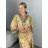 Women's Long Sleeve Summer Shirt Dress (S/M/L ONE SIZE) INDIAN FASHION IMWY23123