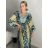 Women's Long Sleeve Summer Shirt Dress (S/M/L ONE SIZE) INDIAN FASHION IMWY23123 -   black -   M / L