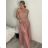 Women's Elegant Sleeveless Tulle Dress (S/M ONE SIZE) ITALIAN FASHION IMM22Q52235A/UL