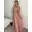 Women's Elegant Sleeveless Tulle Dress (S/M ONE SIZE) ITALIAN FASHION IMM22Q52235A/UL