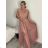 Women's Elegant Sleeveless Tulle Dress (S/M ONE SIZE) ITALIAN FASHION IMM22Q52235A